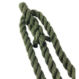 Ropeservices Uk 14mm Olive Softline Multifilament Plain Rope Halter X 12 Foot - thumbnail 4