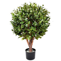 Leaf 90Cm Uv Resistant Gloxinia Single Ball Topiary With 1608 Leaves And Natural Trunk - thumbnail 1