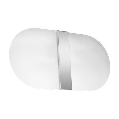 Luminosa Lighting Luminosa Salia Wall Lamp, White, Chrome, 2X G9 - image 1