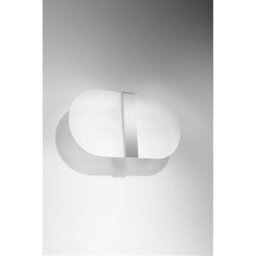 Luminosa Lighting Luminosa Salia Wall Lamp, White, Chrome, 2X G9 - thumbnail 2