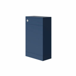 Sundaze Matt Blue 500mm Bathroom Freestanding Wc Toilet Cabinet Back To Wall Unit - thumbnail 2