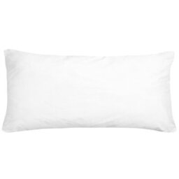 Beliani Bed Pillow Errigal High Microfibre 40 X 80 Cm White - thumbnail 1