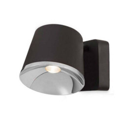 Luminosa Lighting Luminosa Drone Integrated Led Indoor Dome Wall / Ceiling Light Chrome, Brown - thumbnail 1