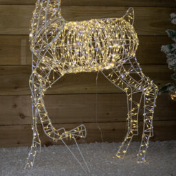 Samuel Alexander 1.3M Light Up Flexibrights Christmas Reindeer With 1880 White And Warm White Leds - thumbnail 8