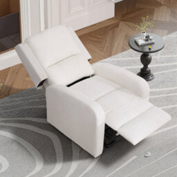 Living And Home Single Sofa Recliner Armchair Reclining Chair With Massage & Heat - thumbnail 2