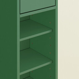 Sobuy Bzr34-Ii-Sy,tall Bathroom Storage Cabinet - Slim Bathroom Unit,compact Bathroom Furniture, Dark Green,w20Xd20Xh180 - thumbnail 9