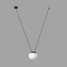 Luminosa Lighting Luminosa Mine 1 Light Ceiling Pendant Wood, Dark Grey, E27 - thumbnail 2
