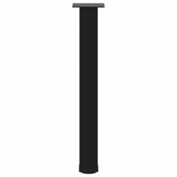 Walplus Console Table Legs 4 Pcs Black 72-74 Cm Steel - thumbnail 6
