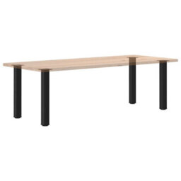 Walplus Console Table Legs 4 Pcs Black 72-74 Cm Steel - thumbnail 8