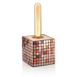 Auraglow Mysa Mosaic Effect Stone Table Desk Lamp - Soho - With Ag550 - thumbnail 6