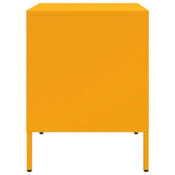 Berkfield Bedside Cabinets 2 Pcs Mustard Yellow 36X39X50.5 Cm Steel - thumbnail 7