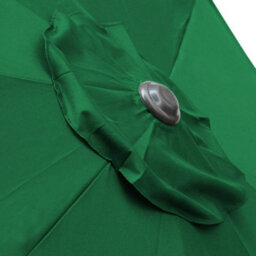 VRUC Outdoor Patio Garden Parasol Sun Shade Umbrella With Crank Handle & Tilt 3M Green - thumbnail 7