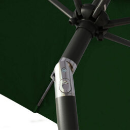 VRUC Outdoor Patio Garden Parasol Sun Shade Umbrella With Crank Handle & Tilt 3M Green - thumbnail 5