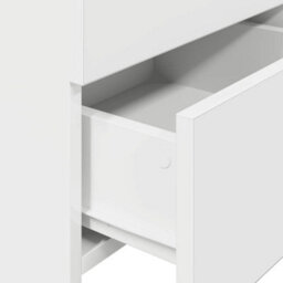 Berkfield Durable Bedside Cabinets 2 Pcs With 2 Drawers White 40X36.5X62 Cm - thumbnail 9