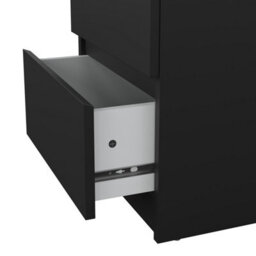 Furniture To Go Naia Bedside 2 Drawers In Matt Black (W) 40.4 X  (H) 49.5 X (D) 50Cm - thumbnail 8
