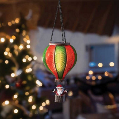 Marco Paul Led Santa In Hot Air Balloon Christmas Decoration - image 1