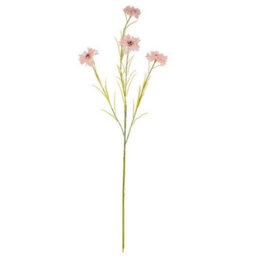 Hill Interiors Cornflower Stem Artificial Flower - Plastic - L20 X W20 X H77 Cm - Pink