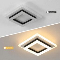 Modern 3-Layer Square Led Ceiling Light  3 Colour - thumbnail 3
