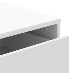 Walplus Corner Chest Of Drawers White 60X41X58 Cm Engineered Wood - thumbnail 8