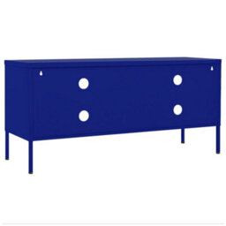 Berkfield Tv Cabinet Navy Blue 105X35X50 Cm Steel - thumbnail 5