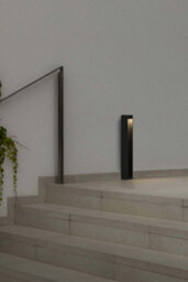 Luminosa Lighting Luminosa Cerler Outdoor Bollard Dark Grey Ip65 2200/ 2700/ 3200/ 4000K - thumbnail 2