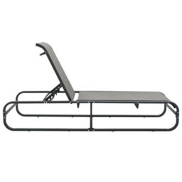 Berkfield Sun Lounger Aluminium And Textilene - thumbnail 2