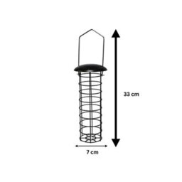 Marco Paul Wild Bird Fat Ball Feeders - Metal Mounted Station Bird Feeder Hanging - thumbnail 3