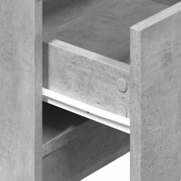 Berkfield Bedside Cabinet With 2 Drawers Concrete Grey 40X36X50 Cm - thumbnail 8