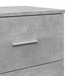 Berkfield Bedside Cabinet With 2 Drawers Concrete Grey 40X36X50 Cm - thumbnail 9