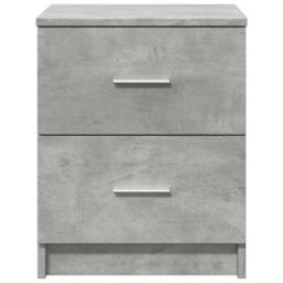 Berkfield Bedside Cabinet With 2 Drawers Concrete Grey 40X36X50 Cm - thumbnail 4