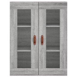 Berkfield Highboard Grey Sonoma 69.5X34X180 Cm Engineered Wood - thumbnail 6