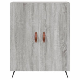 Berkfield Highboard Grey Sonoma 69.5X34X180 Cm Engineered Wood - thumbnail 8