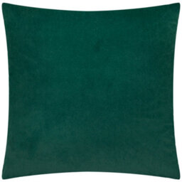 Paoletti Evoke Cut Velvet Polyester Filled Cushion, Emerald, 55 X 55Cm - thumbnail 2