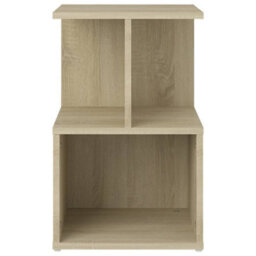 Berkfield Elegant Bedside Cabinets 2 Pcs Sonoma Oak 35X35X55 Cm Engineered Wood - thumbnail 4