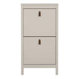Wyld Haus Wildberry Cashmere Wooden Shoe Cabinet 2 Flip-Down Doors - thumbnail 4
