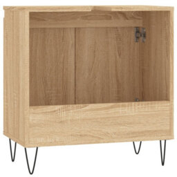 Berkfield Bathroom Cabinet Sonoma Oak 58X33X60 Cm Engineered Wood - thumbnail 7