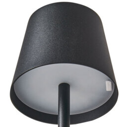 Beliani Black Iron Floor Lamp Indoor Outdoor With Touch Switch, Three Temperature Modes And Usb Charging - thumbnail 5