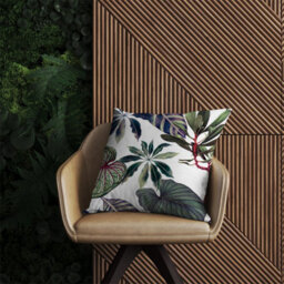 Warren Reed Designer Watercolor Tropical Leaf Outdoor Cushion 45Cm X 45Cm - thumbnail 2
