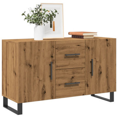 Berkfield Sideboard Artisan Oak 100X36X60 Cm Engineered Wood - image 1