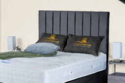 UKBEDFURNITURE Wilton Plush Steel End Opening Divan Ottoman Bed With 54 Inch Headboard - thumbnail 3