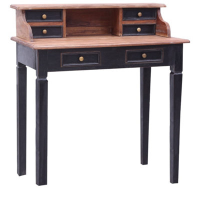 Berkfield Writing Desk With Drawers 90X50X101 Cm Solid Reclaimed Wood - image 1