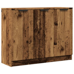 Berkfield Sideboard Old Wood 90.5X30X70 Cm Engineered Wood - thumbnail 2