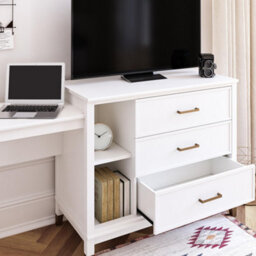 Dorel Westerleigh 3-In-1 Media Dresser White - thumbnail 5