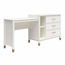 Dorel Westerleigh 3-In-1 Media Dresser White - thumbnail 1