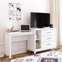 Dorel Westerleigh 3-In-1 Media Dresser White - thumbnail 4