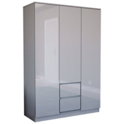 Lassic Vida Designs Glinton 3 Door 2 Drawer Wardrobe (100% Fsc), Grey - thumbnail 9