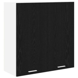 Walplus Hanging Cabinet Riga Black Oak 80 X 31 X 80 Cm Engineered Wood - thumbnail 2