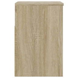 Berkfield Stylish Shoe Bench Sonoma Oak 60X30X45 Cm Engineered Wood - thumbnail 6