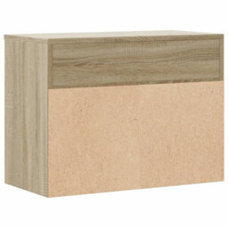 Berkfield Stylish Shoe Bench Sonoma Oak 60X30X45 Cm Engineered Wood - thumbnail 7