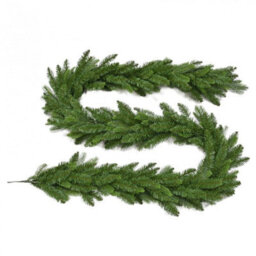 Vermont Spruce Garland 9 Ft - Green - thumbnail 1